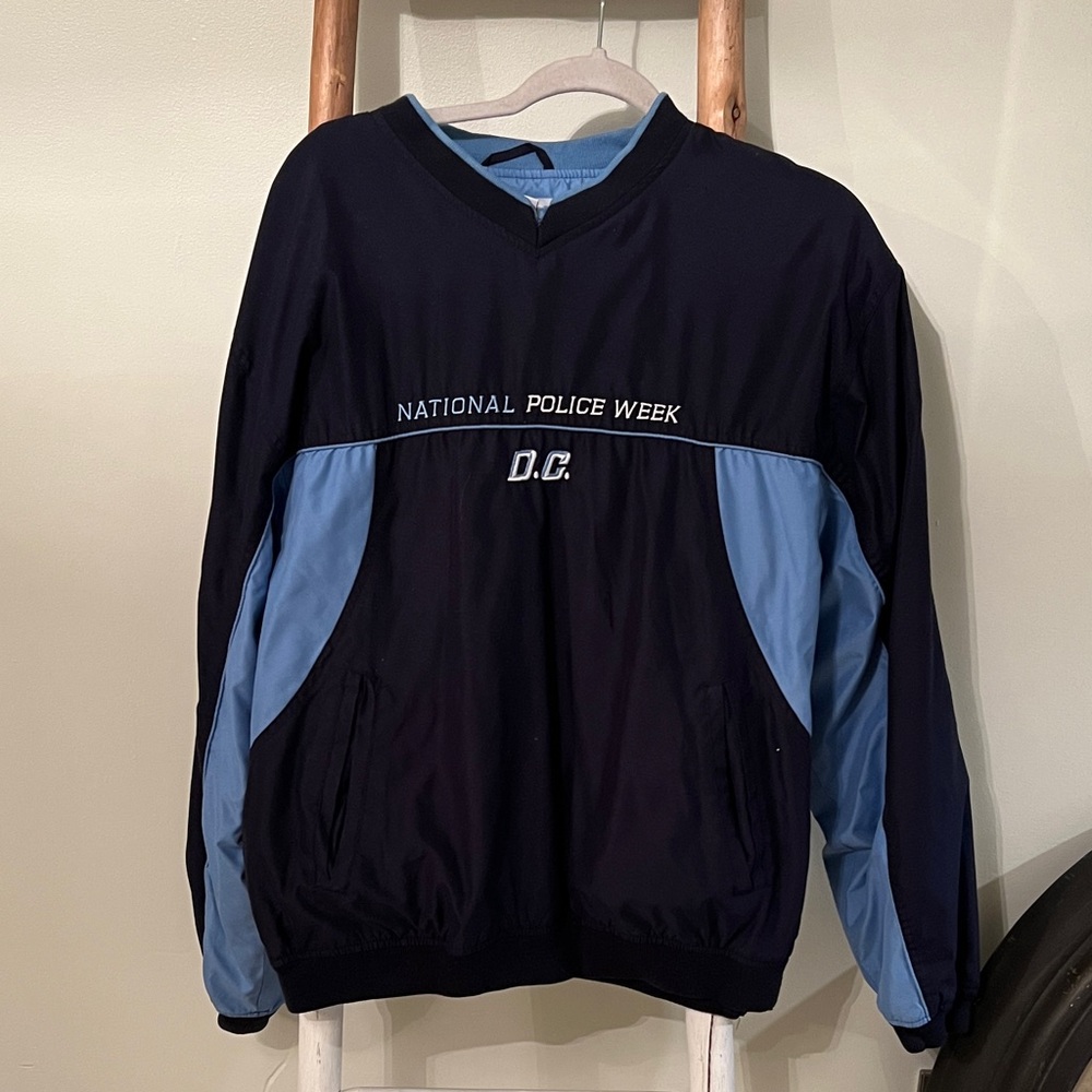 National Police Week Windbreaker - Black and Blue